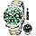 OLEVS Luxury Watches for Men Big Face Stainless Steel Business Dress Analog Quartz Watch with Day Waterproof Luminous Mens Wrist Watch