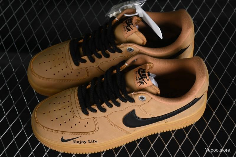 Nike Air Force 1 '07 Low Wheat Low-Top Sneakers